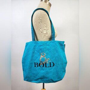 Lancôme Turquoise "Be Bold" Blue Tote Bag